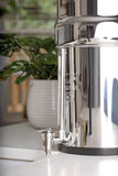 stainless steel water view spigot on Big Berkey
