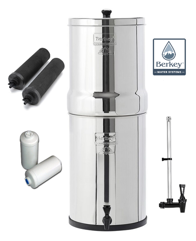 Crown Berkey w/Fluoride Filters & Sight View Spigot - Choice Water Filters