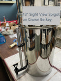 stainless sight view spigot crown berkey